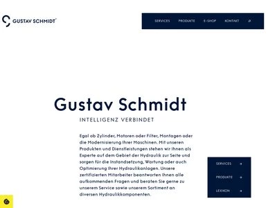 Website von Gustav Schmidt GmbH & Co. KG