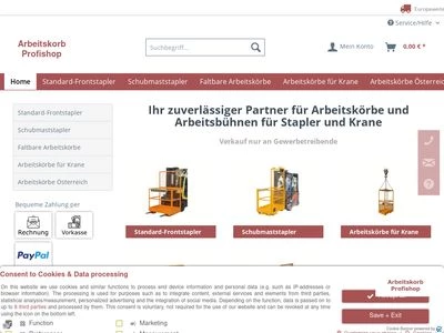 Website von DD Profishop