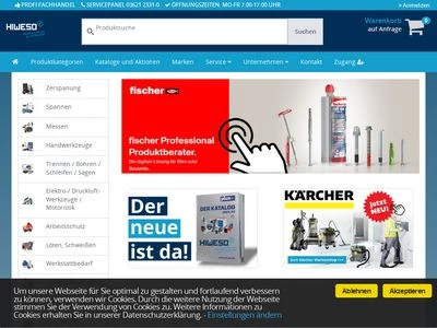 Website von HIWESO GmbH