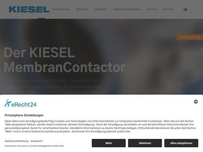 Website von G.A. KIESEL GmbH