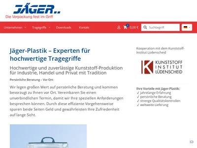 Website von Jäger-Plastik GmbH & Co. KG