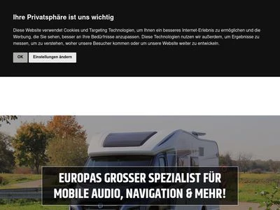 Website von Audio Design Lautsprecher Vertriebs GmbH