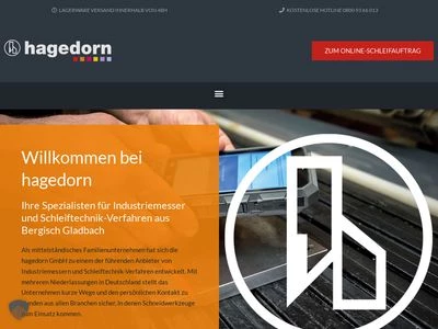 Website von Hagedorn GmbH