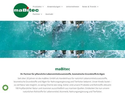 Website von maBitec GmbH