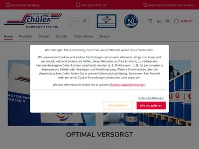 Website von Willi Schüler GmbH