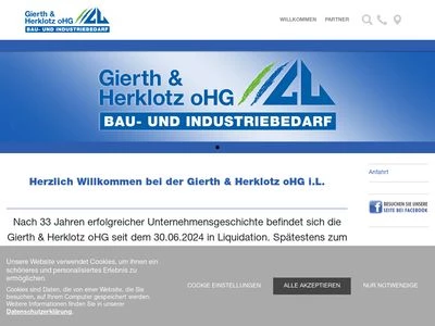 Website von Gierth & Herklotz oHG