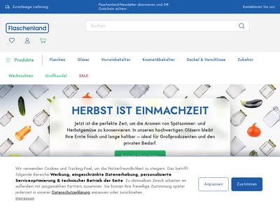 Website von Flaschenland GmbH