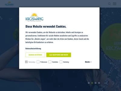 Website von KRÖSWANG GmbH