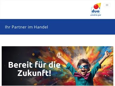 Website von duo schreib & spiel Verwaltungsgesellschaft mbH & Co. Vertriebs KG