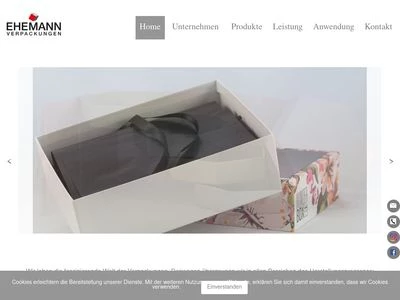 Website von Eduard Ehemann GmbH