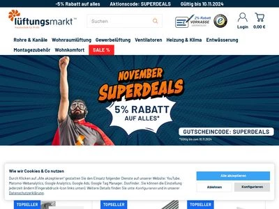 Website von Merk Internethandel GmbH & Co.KG