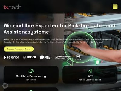 Website von iX-tech GmbH