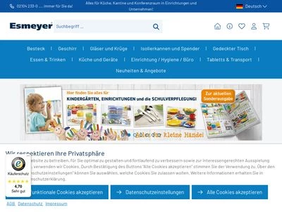 Website von Esmeyer GmbH & Co. KG