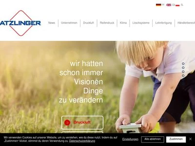 Website von Atzlinger GmbH