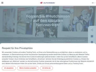 Website von Hutchinson GmbH