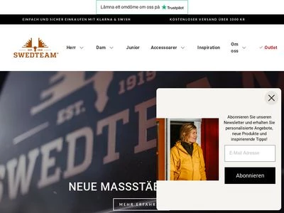 Website von Swedteam Deutschland GmbH