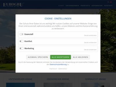 Website von Eurogru Service GmbH