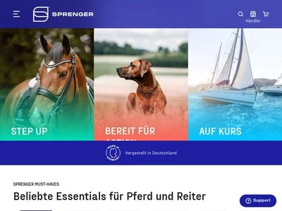 Website von Herm. Sprenger Metallwarenfabrik GmbH & Co. KG