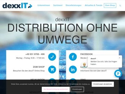 Website von dexxIT GmbH & Co. KG