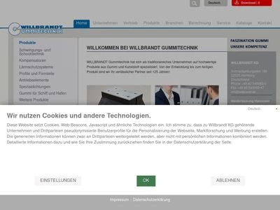 Website von Willbrandt KG