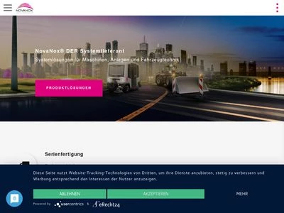 Website von NovaNox GmbH & Co. KG