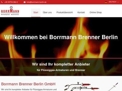 Website von Borrmann Brenner Berlin GmbH