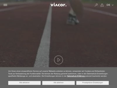 Website von VIACOR Polymer GmbH