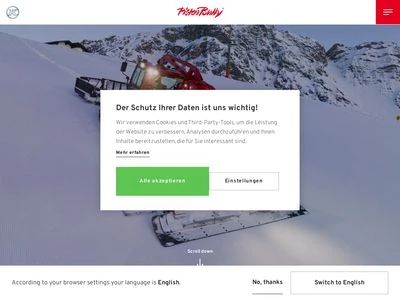 Website von Kässbohrer Geländefahrzeug AG