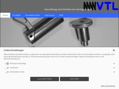 Website von VTL GmbH