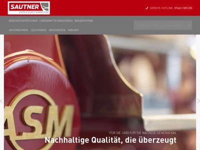 Website von ASM Sautner Handelsgesellschaft m.b.H.