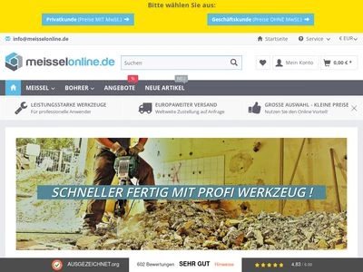 Website von meisselonline.de