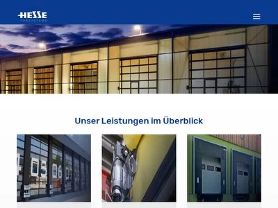 Website von Hesse Industrietor-Systeme GmbH