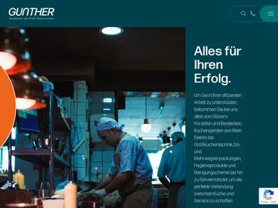 Website von D. u. E. Günther GmbH