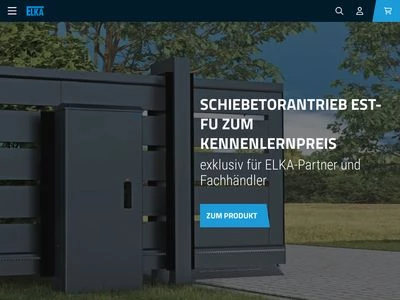 Website von ELKA - Torantriebe GmbH u. Co. Betriebs KG