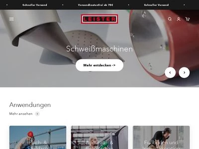 Website von Leister Technologies Deutschland GmbH