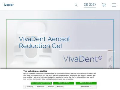 Website von Ivoclar Vivadent GmbH