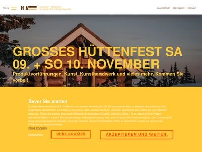 Website von HBV Holz- und Baustoff-Vertrieb GmbH & Co. KG