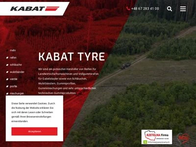 Website von Kabat Tire Limited Liability General Partnership