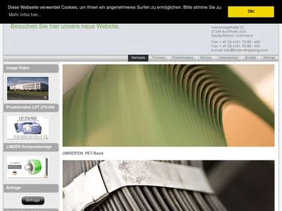 Website von Linder GmbH