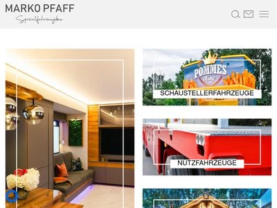 Website von Marko Pfaff & Co. Spezialfahrzeugbau GmbH