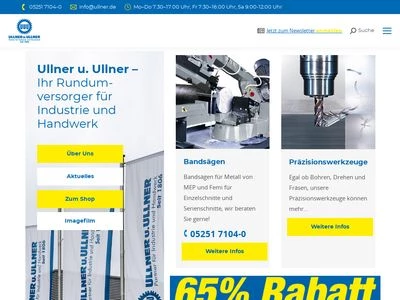 Website von Ullner und Ullner GmbH