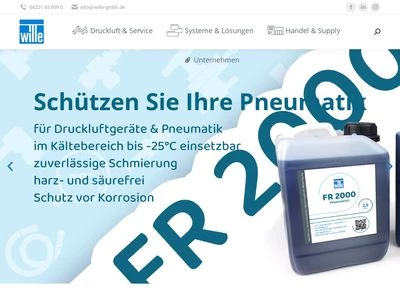 Website von Wille GmbH