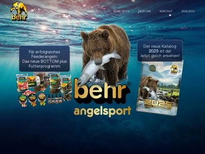 Website von Behr Angelsport GmbH