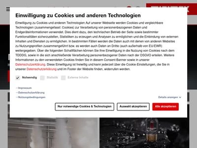 Website von Minimax GmbH & Co. KG