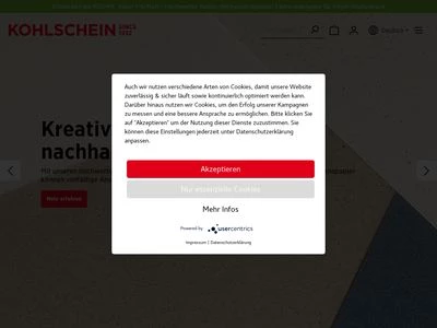 Website von KOHLSCHEIN GmbH & Co. KG