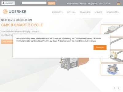 Website von Eugen Woerner GmbH & Co. KG