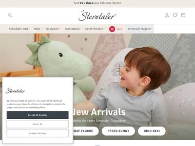 Website von Sterntaler GmbH