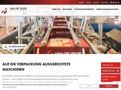 Website von Schut Systems bv