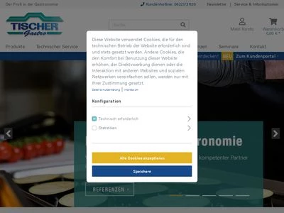 Website von Johann Tischer Gmbh