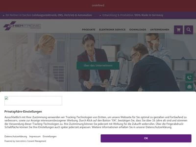 Website von Chiemtronic GmbH